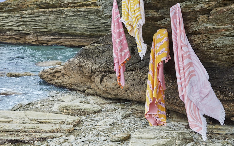 Leaping Leopard Beach Towel