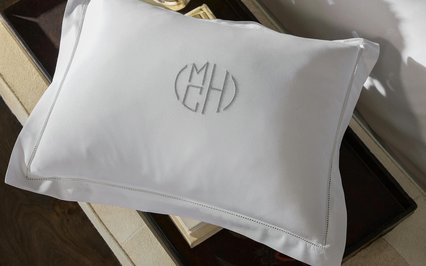 Matouk Bergamo Hemstitch Flat Sheet - Thumbnail 5