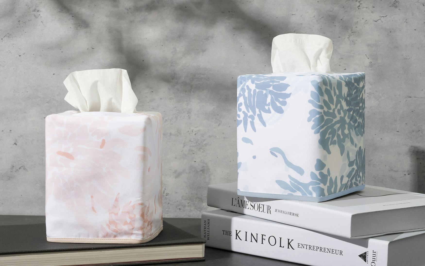 Matouk Chrysanthemum Tissue Box Cover