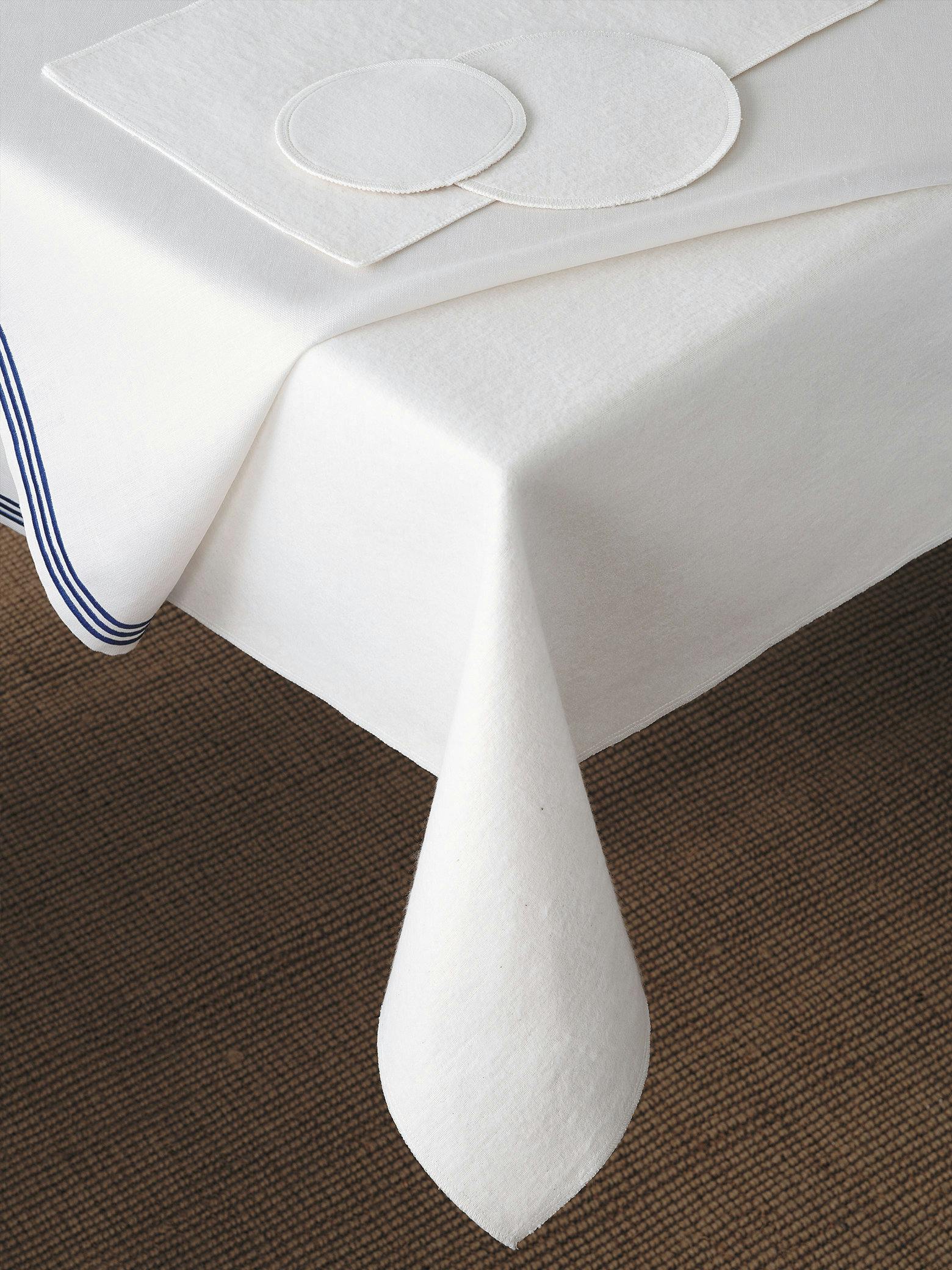 Heat Resistant Table Protector Fabric White 140cm - Abakhan