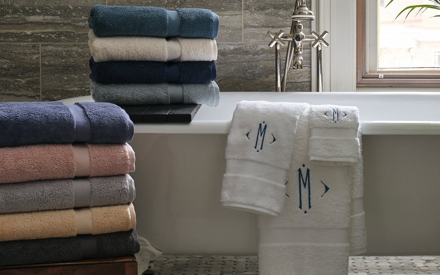 Matouk Bel Tempo Bath Towels – Bedside Manor
