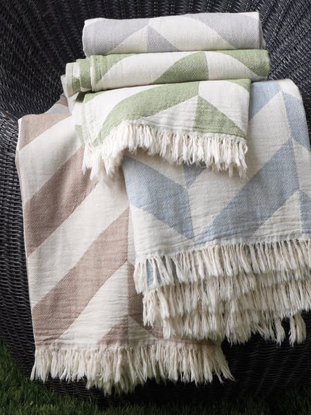 Details about   MATOUK TULUM CANARY 100% Cotton 70” x 40” Tassel Beach Towel 