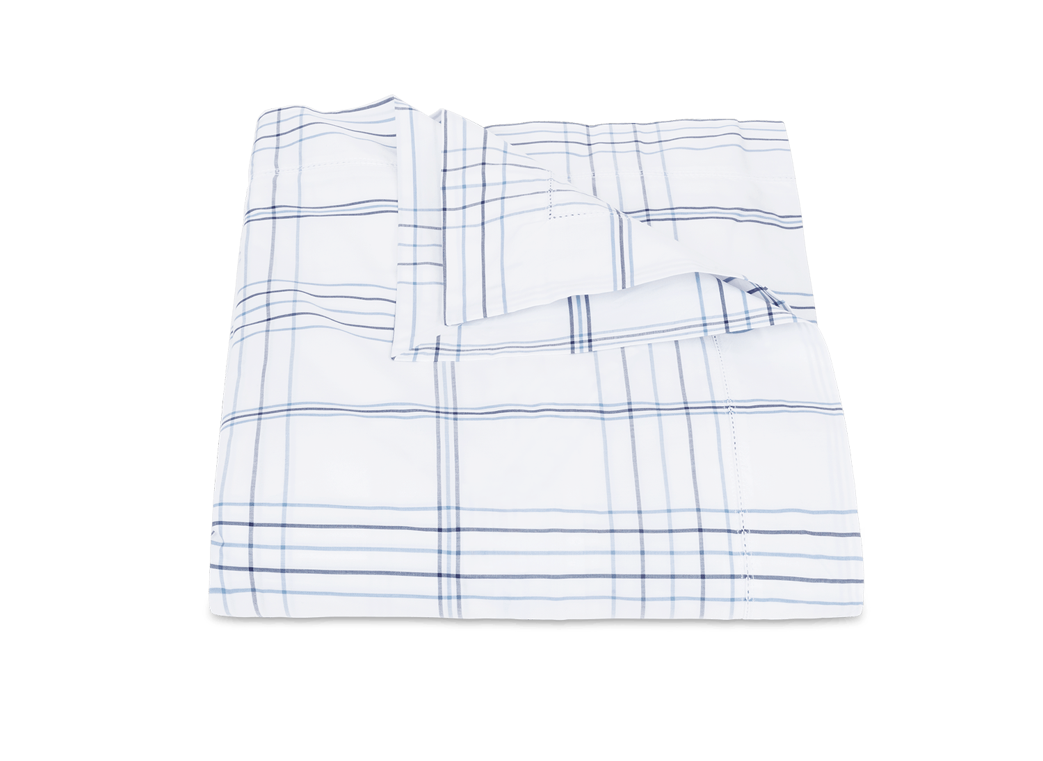 August Plaid Duvet Cover Matouk Luxury Linens
