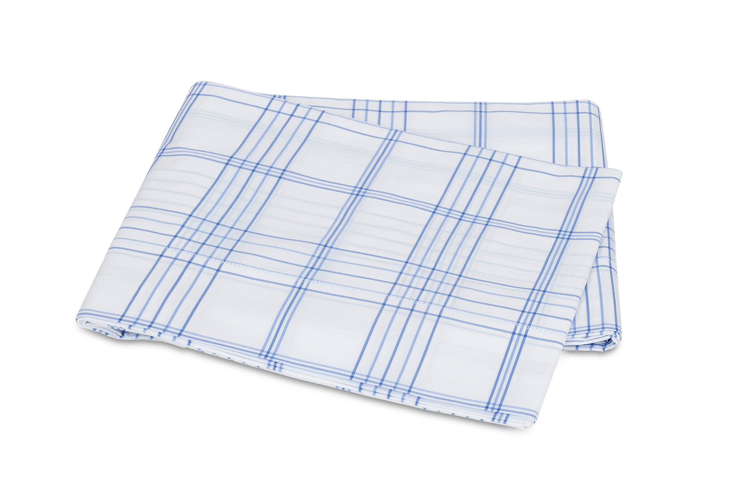 August Plaid Flat Sheet | Matouk Luxury Linens