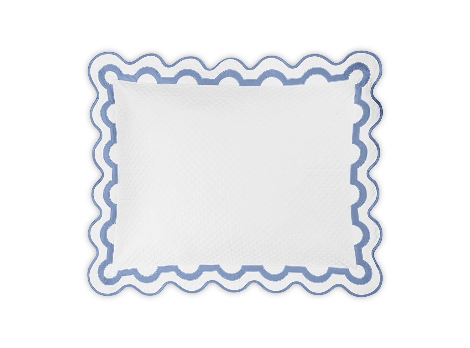Mirasol Matelassé Sham (Hazy Blue)