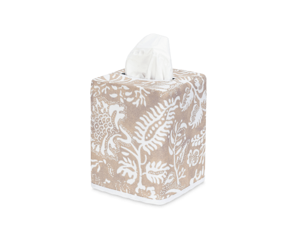 Nora Metal Sprinkle Finish Tissue Box Cover in Turq Colour