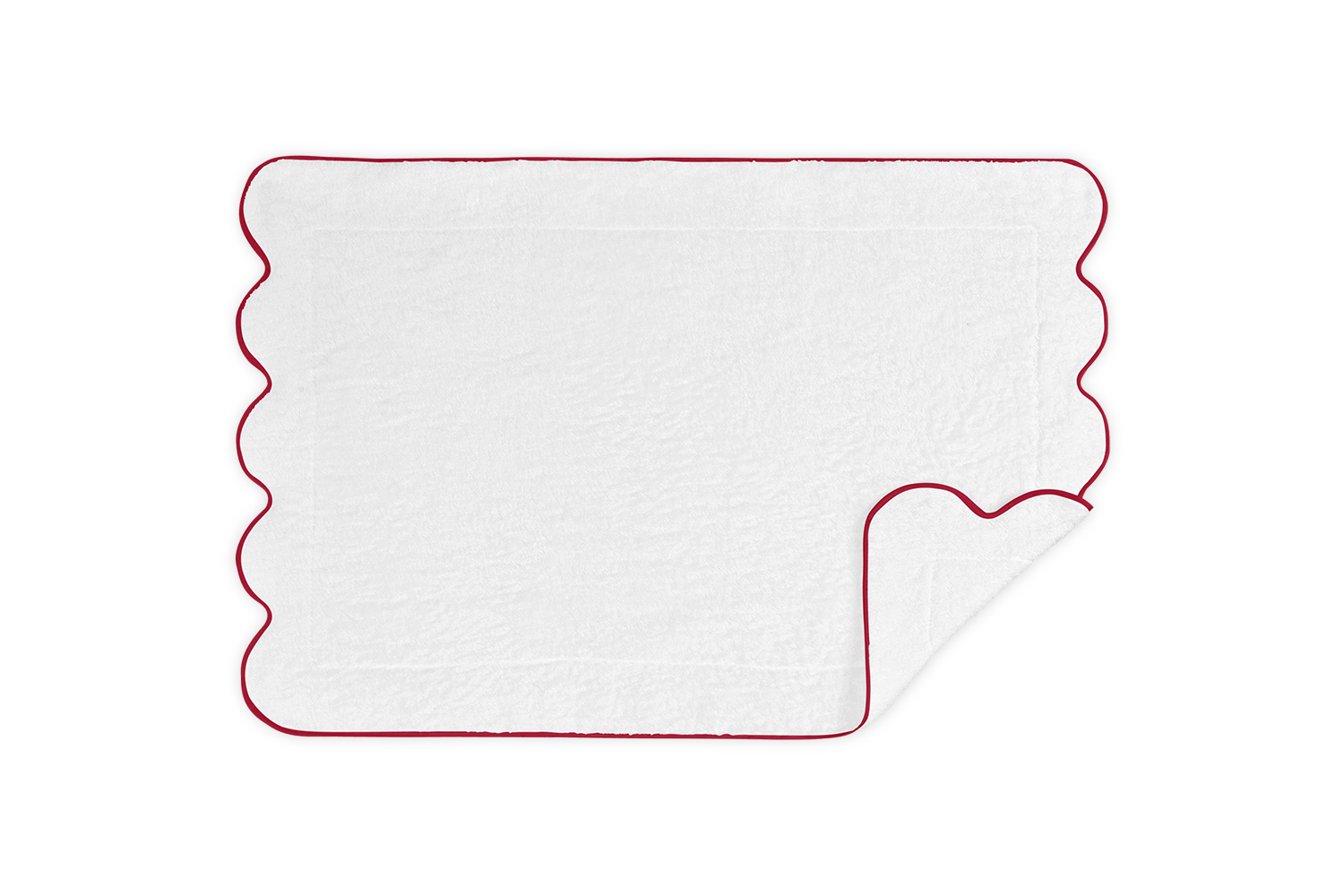 Cairo Scallop Tub Mat | Luxury Linens