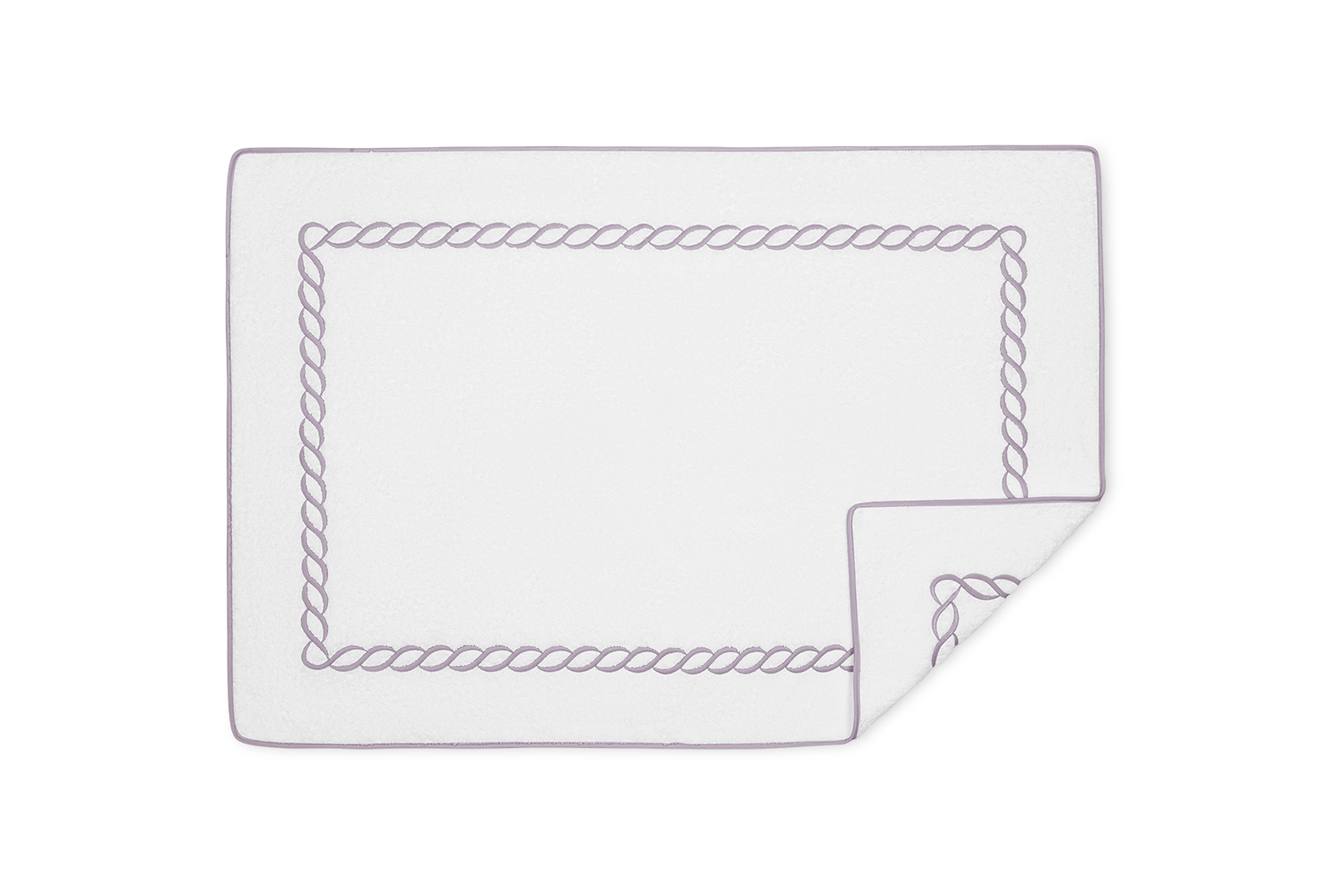 Classic Chain Tub Mat White | Matouk Luxury Linens