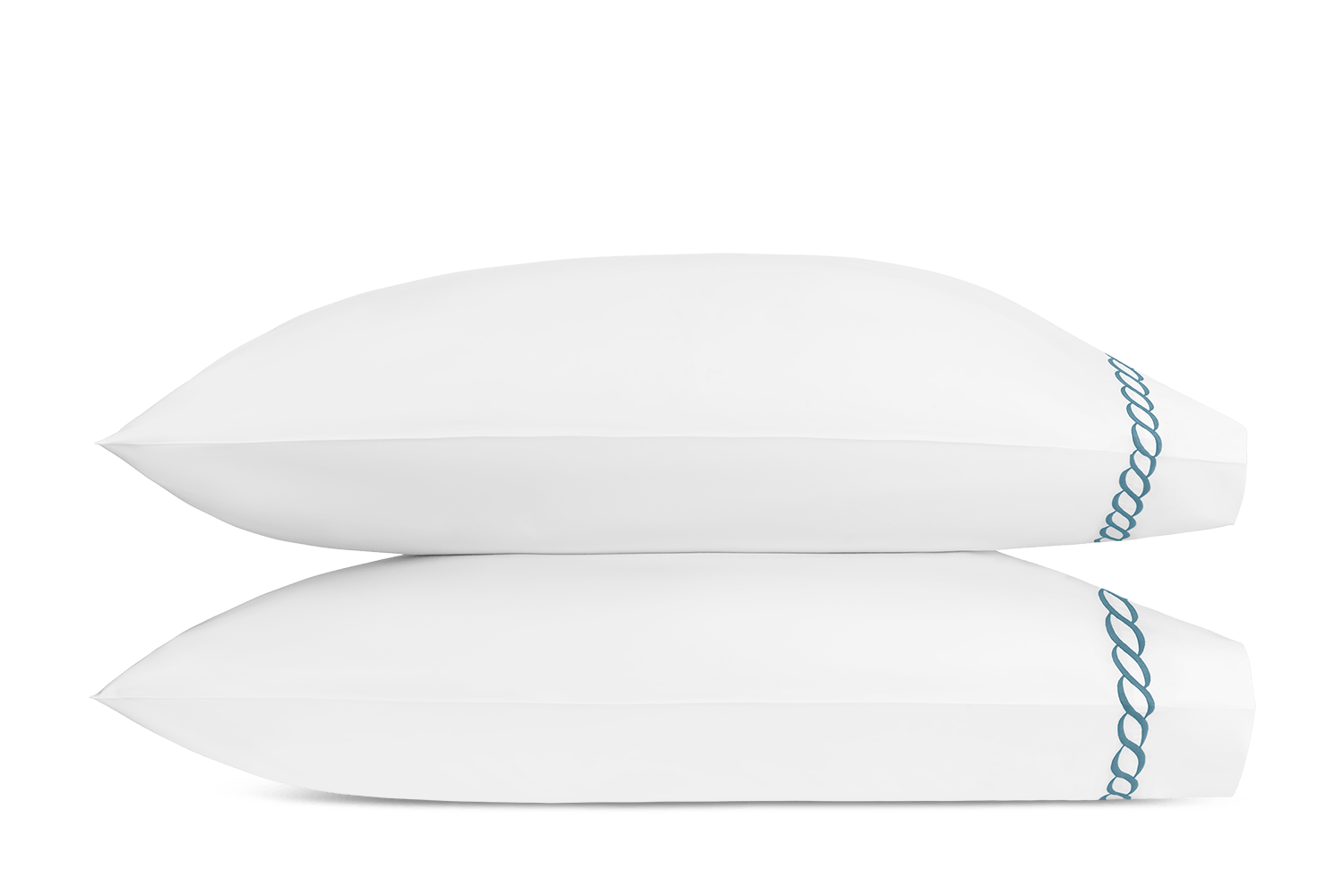 Classic Chain Pillowcase - Pair | Matouk Luxury Linens