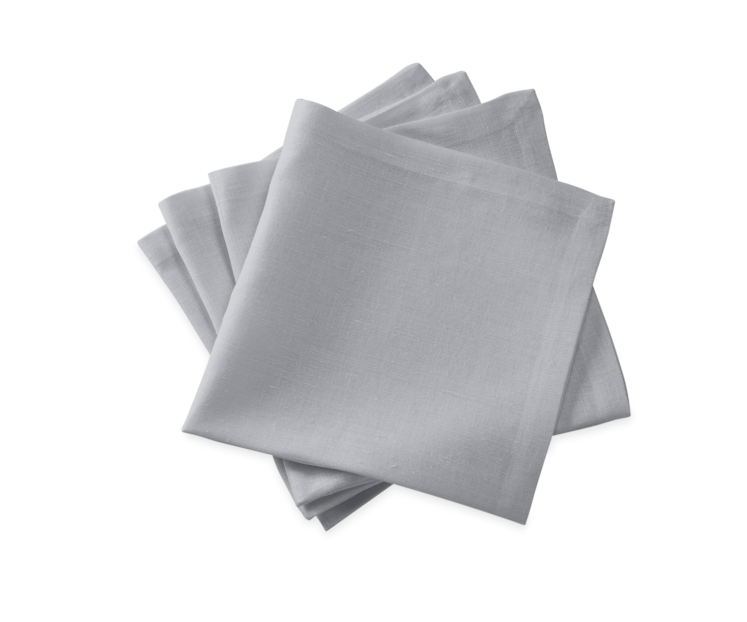Matouk Chamant Napkins, Set of 4, Silver, Table Linens Napkins