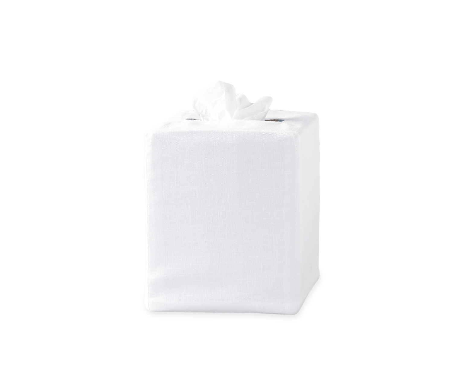 Square Tissue Box Cover - Bone