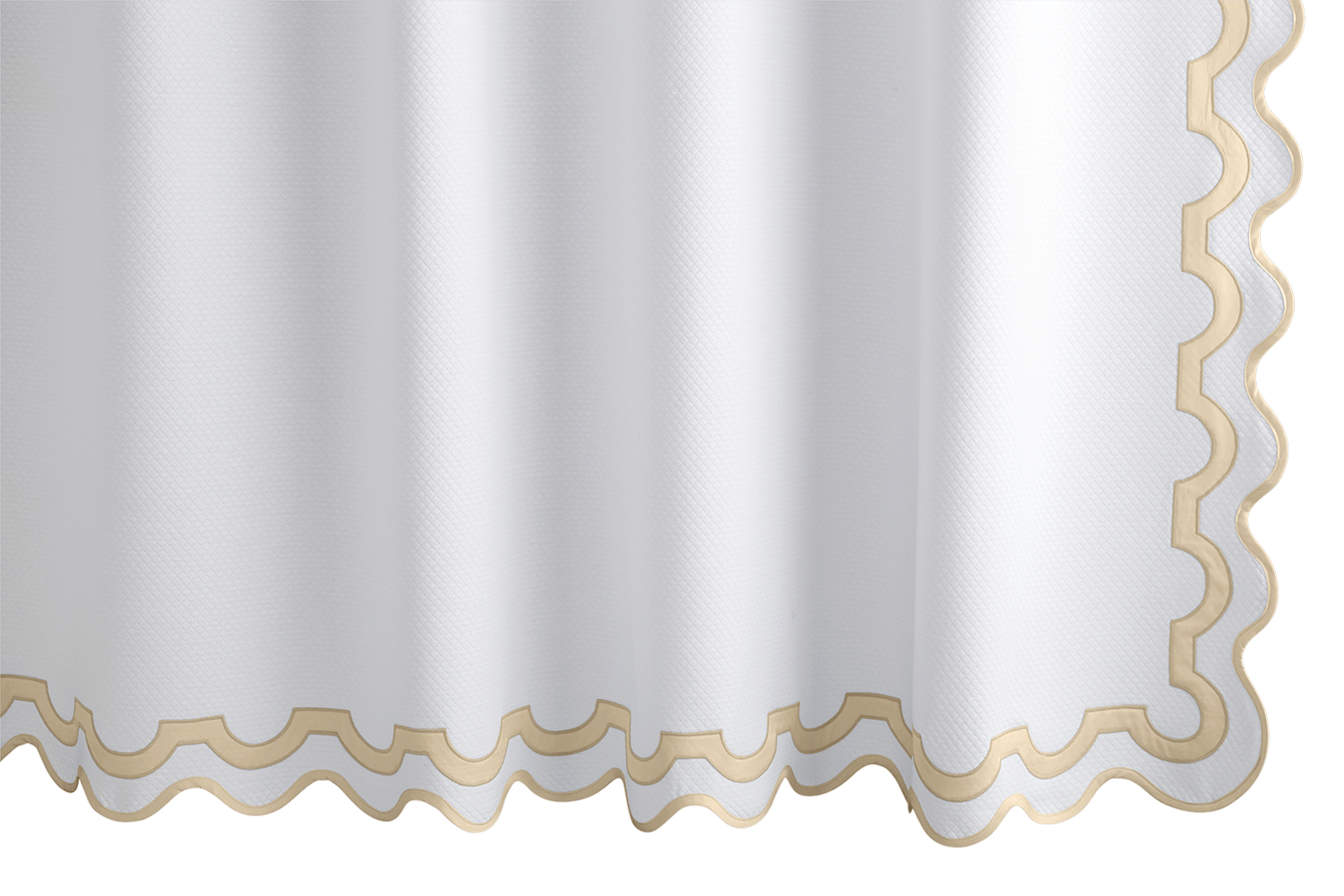 Matouk Mirasol Shower Curtain | Champagne