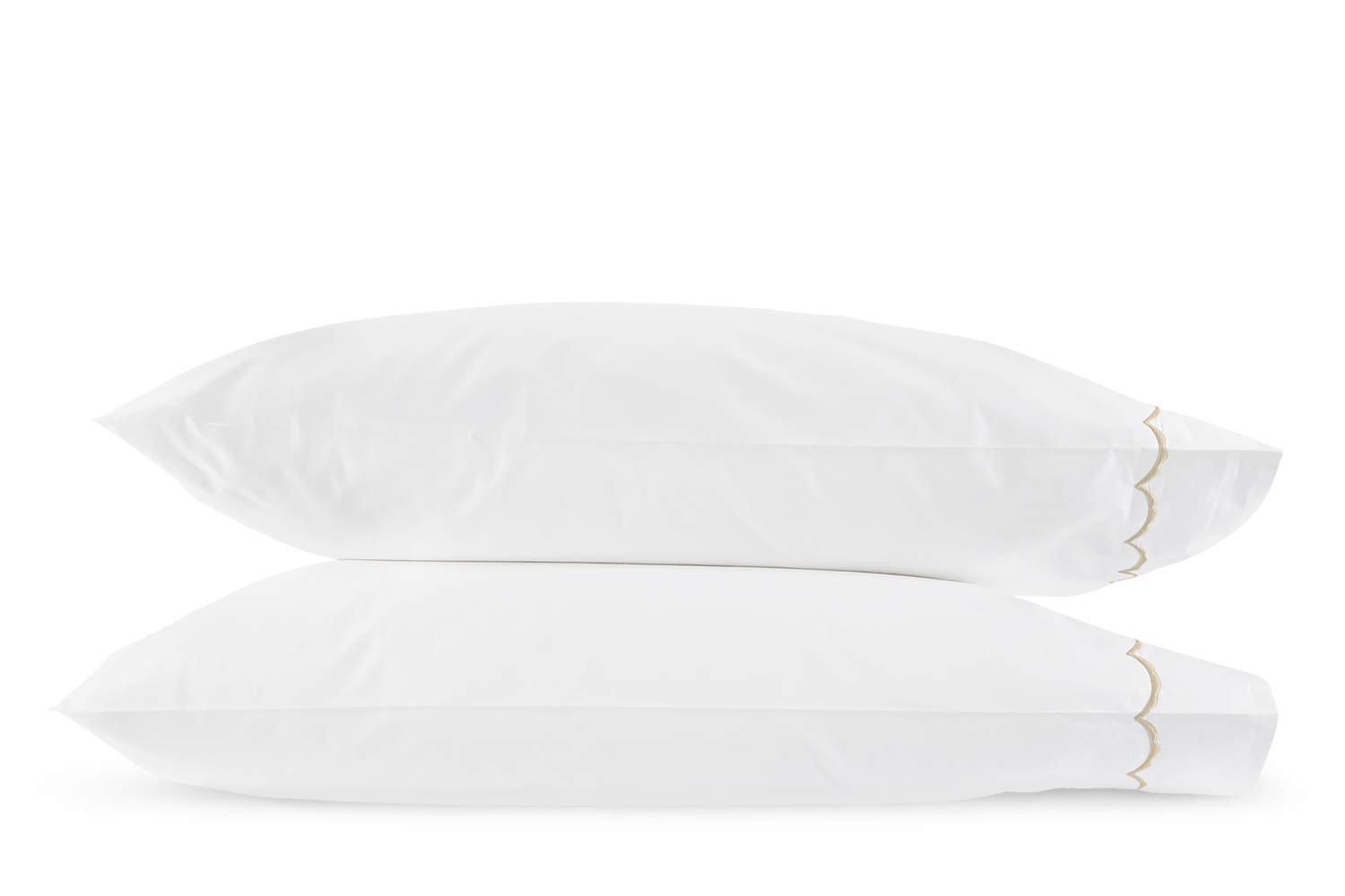 Scallop Pillowcase - Pair | Matouk Luxury Linens