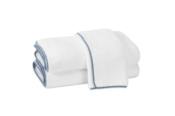 Matouk Seville Hand Towels 20" x 32" Linen NEW!! Set Of 2 