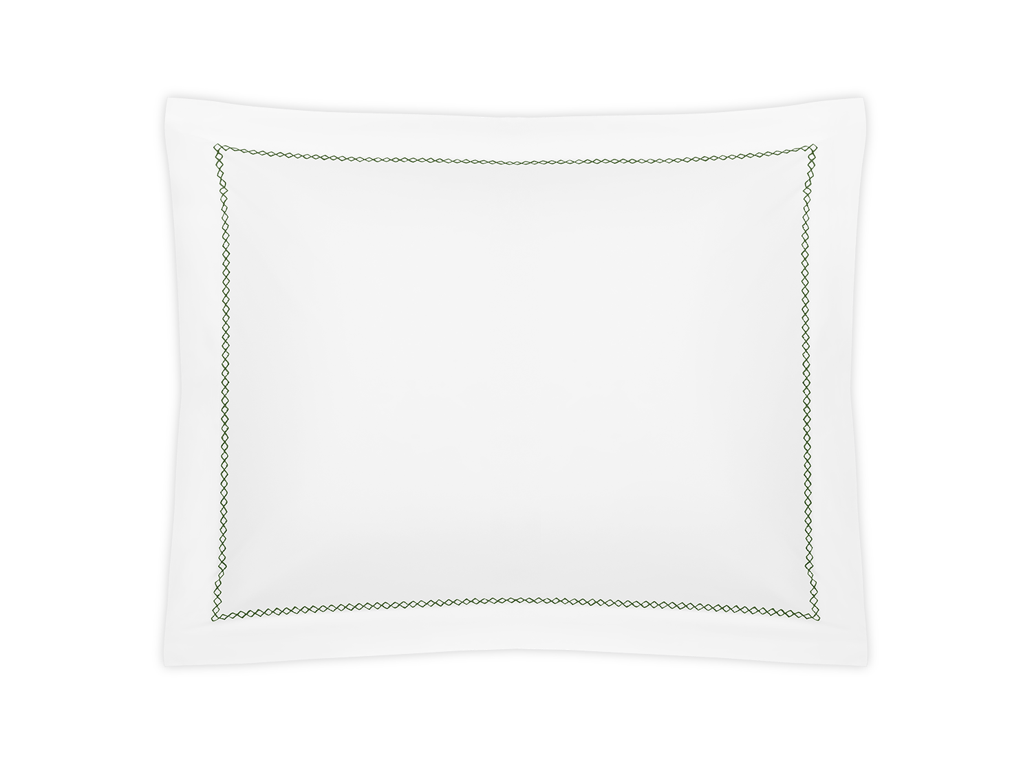 Hatch Sham Euro Green | Matouk Luxury Linens