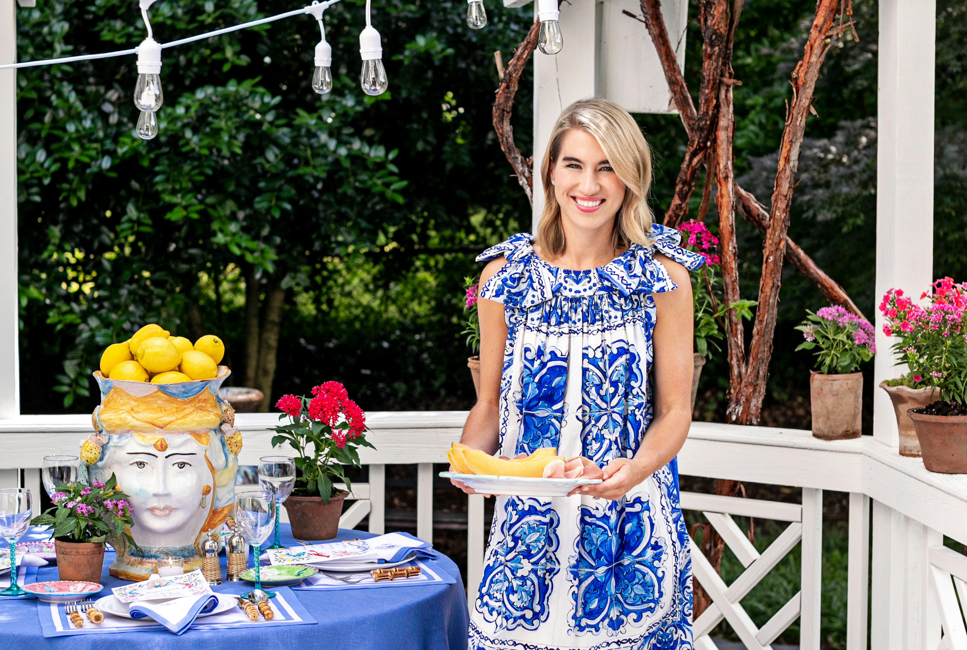 A Colorful, Italian-Inspired Table with Clary Bosbyshell | Matouk ...